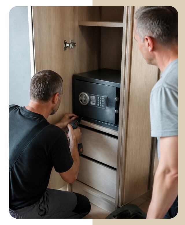 Встраивание сейфа в мебель в Нефтеюганске по цене от 5592 р. | Дверной